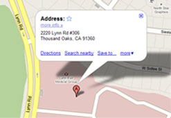 Location of Conejo Valley Vascular Associates, Thousand Oaks, CA